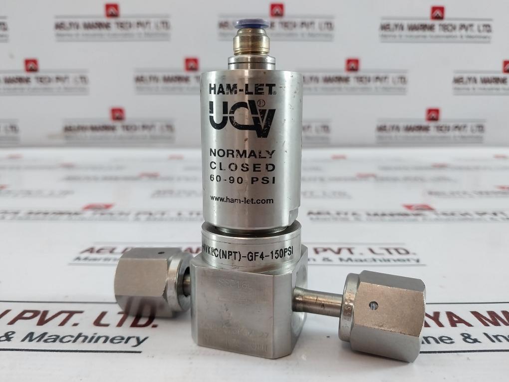 Ham-let Hm20-4Vklc(Npt)-gf4-150Psi Air Operated Valve 60-90 Psi, Hm20-4Vklc