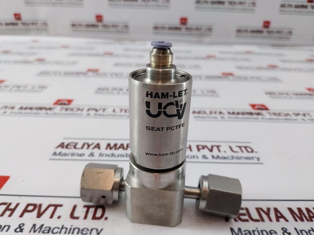 Ham-let Hm20-4Vklc(Npt)-gf4-150Psi Pneumatic Diaphram Valve 7158-n, 60-90 Psi