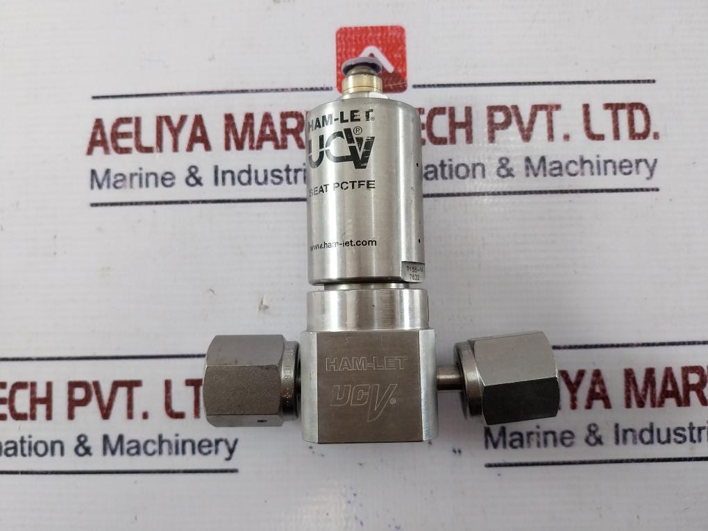 Ham-let Hm20-4Vklc(Npt)-gf4-150Psi, Ucv Pneumatic Diaphram Valve 60-90 Psi