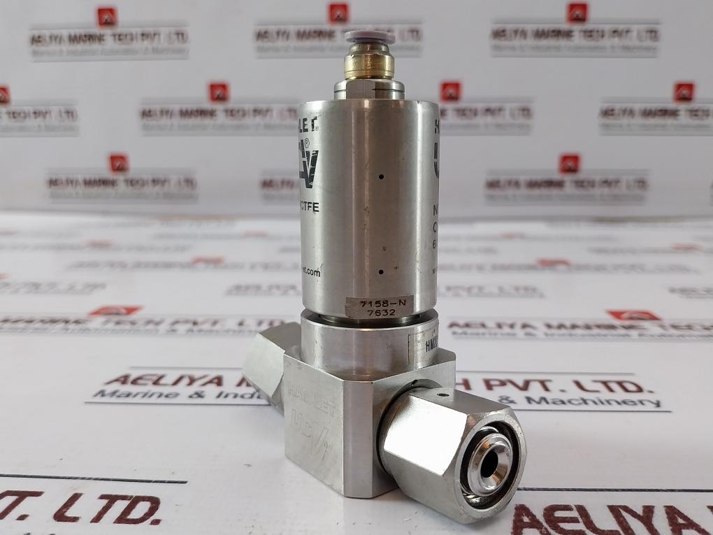 Ham-let Hm20-4Vklc(Npt)-gf4-150Psi, Ucv Pneumatic Diaphram Valve 60-90 Psi