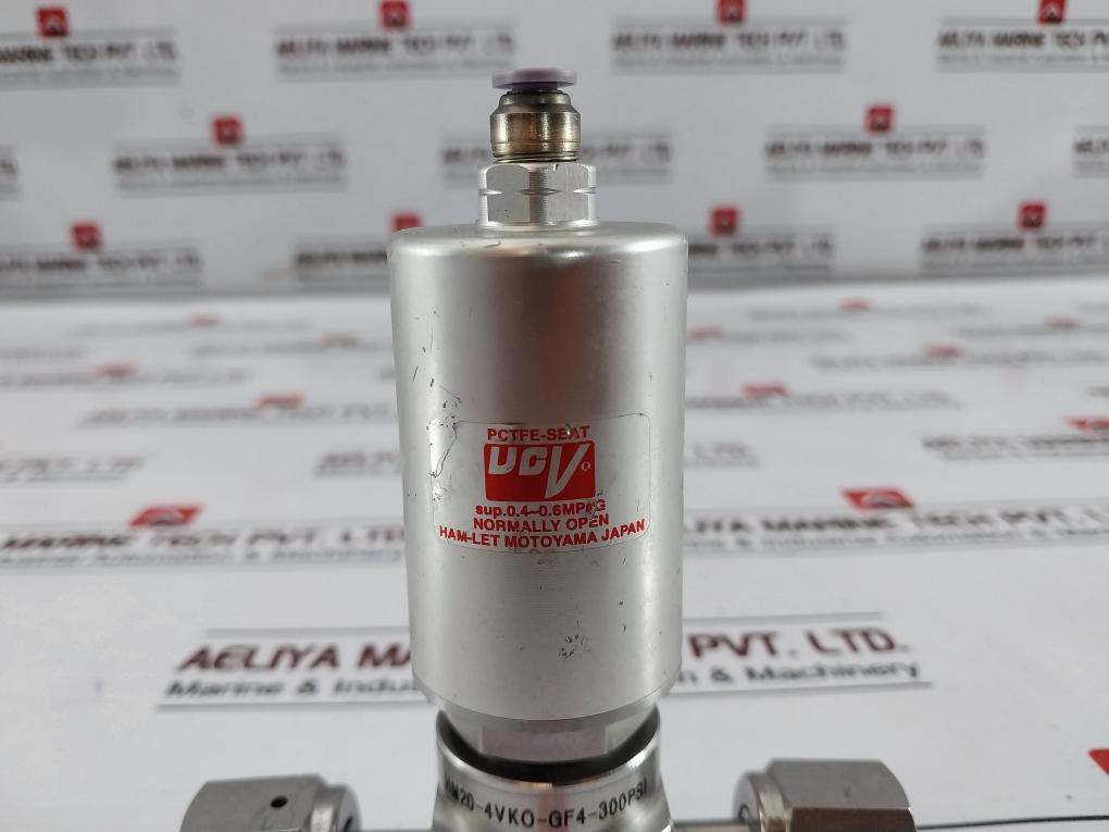 Ham-let Hm20-4Vko-gf4-300Psi Pneumatic Diaphragm Valve Ss316L