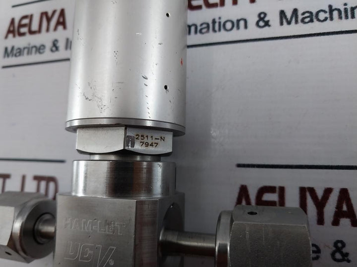 Ham-let Hm20-4Vko-gf4-300Psi Pneumatic Diaphragm Valve Ss316L