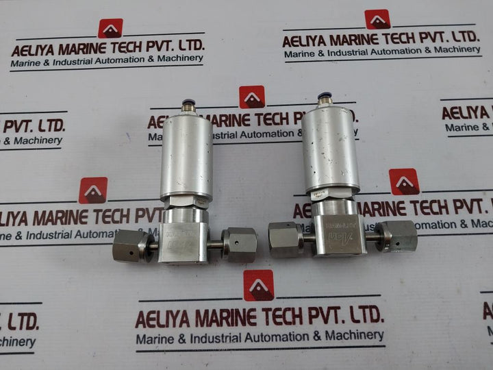 Ham-let Hm20-4Vko-gf4-300Psi Pneumatic Diaphragm Valve Ss316L