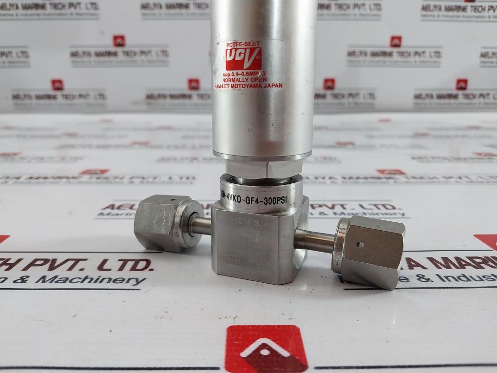 Ham-let Hm20-4Vko-gf4-300Psi Pneumatic Diaphragm Valve Ss316L