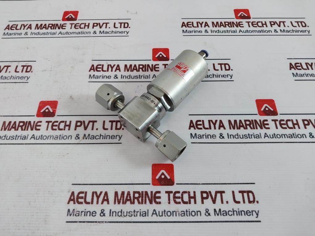 Ham-let Hm20-4Vko-gf4-300Psi Pneumatic Diaphragm Valve Pctfe-seat