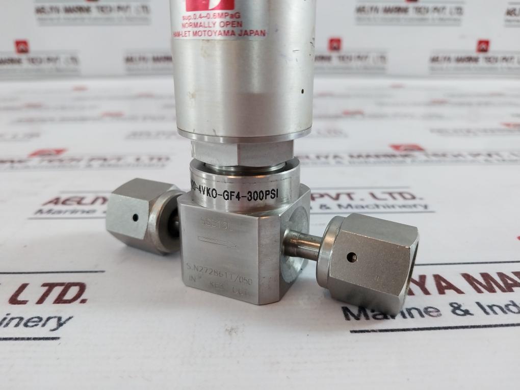 Ham-let Hm20-4Vko-gf4-300Psi Pneumatic Diaphragm Valve Pctfe-seat