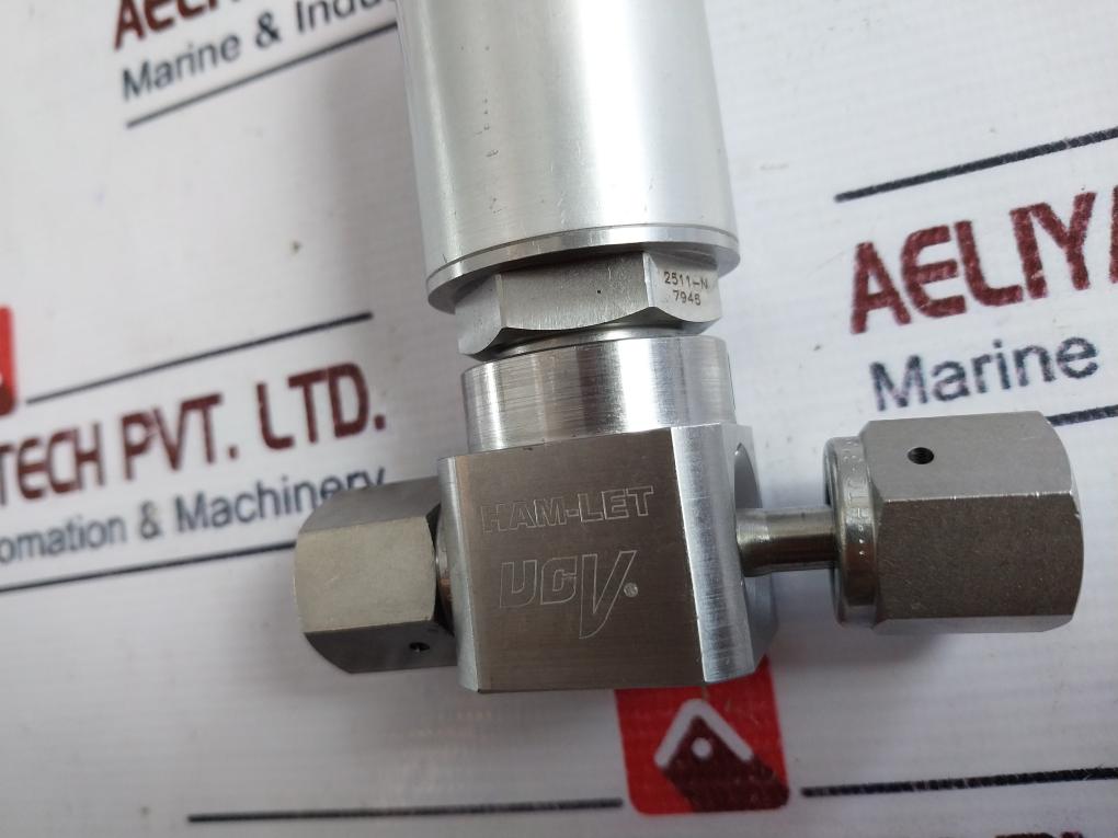 Ham-let Hm20-4Vko-gf4-300Psi Pneumatic Diaphragm Valve Ss316L 2511-n