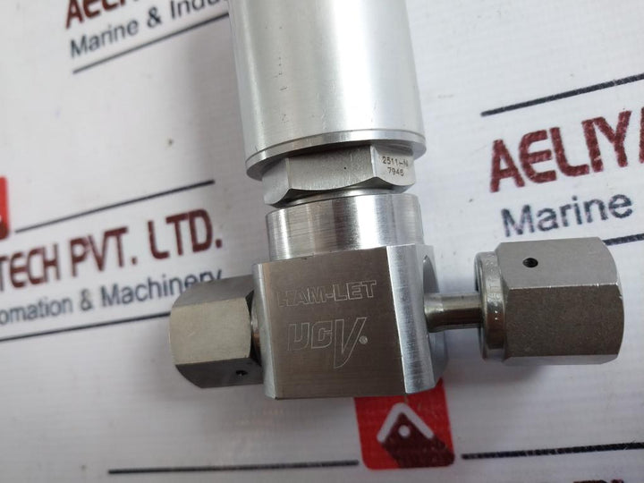 Ham-let Hm20-4Vko-gf4-300Psi Pneumatic Diaphragm Valve Ss316L 2511-n