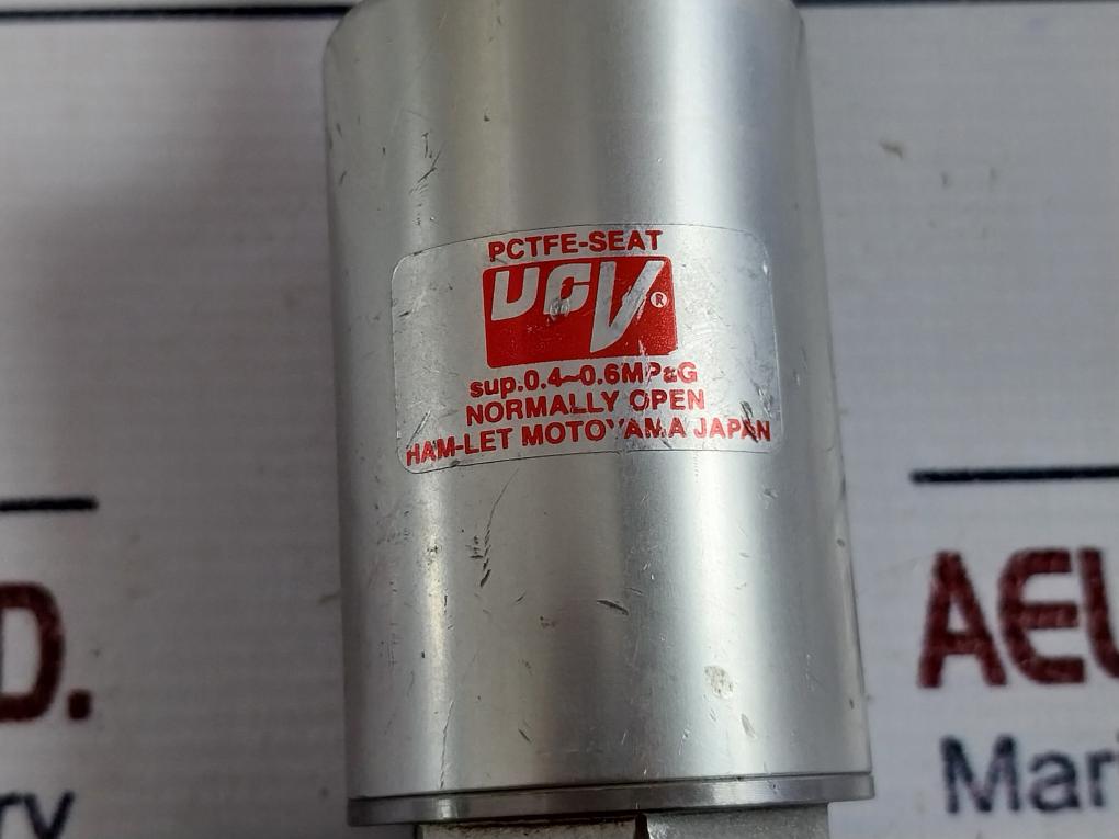 Ham-let Hm20-4Vko-gf4M4-sp-300Psi Pneumatic Diaphragm Valve 0.4~0.6Mpag