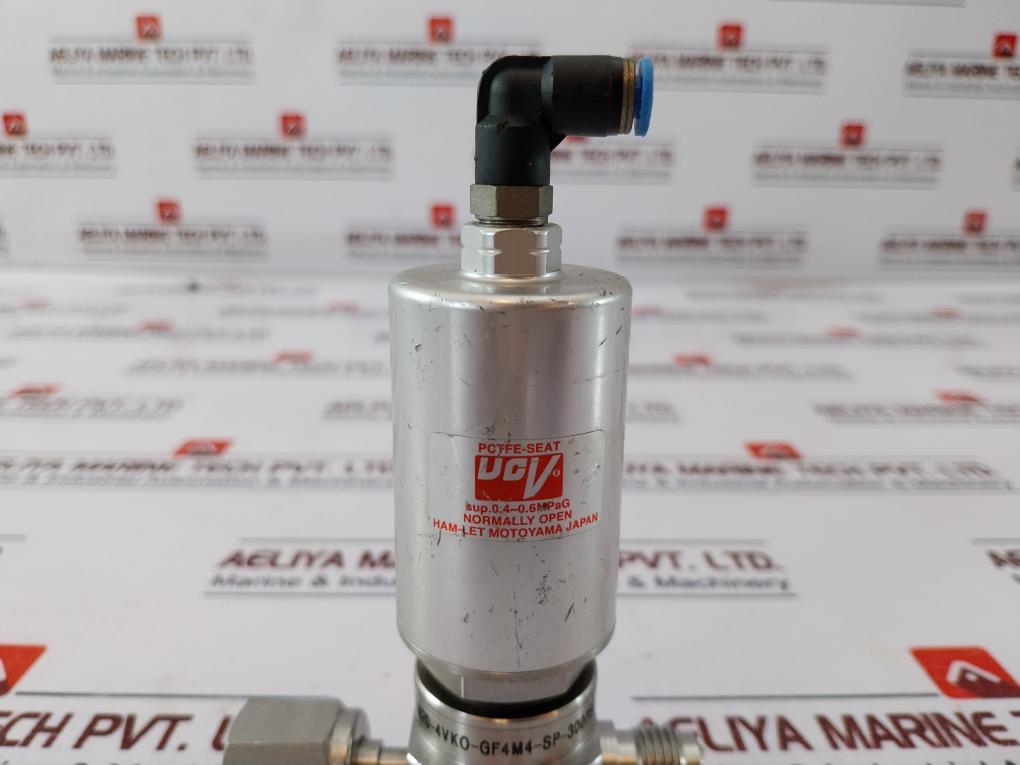 Ham-let Hm20-4Vko-gf4M4-sp-300Psi Pneumatic Diaphragm Valve Ss316L