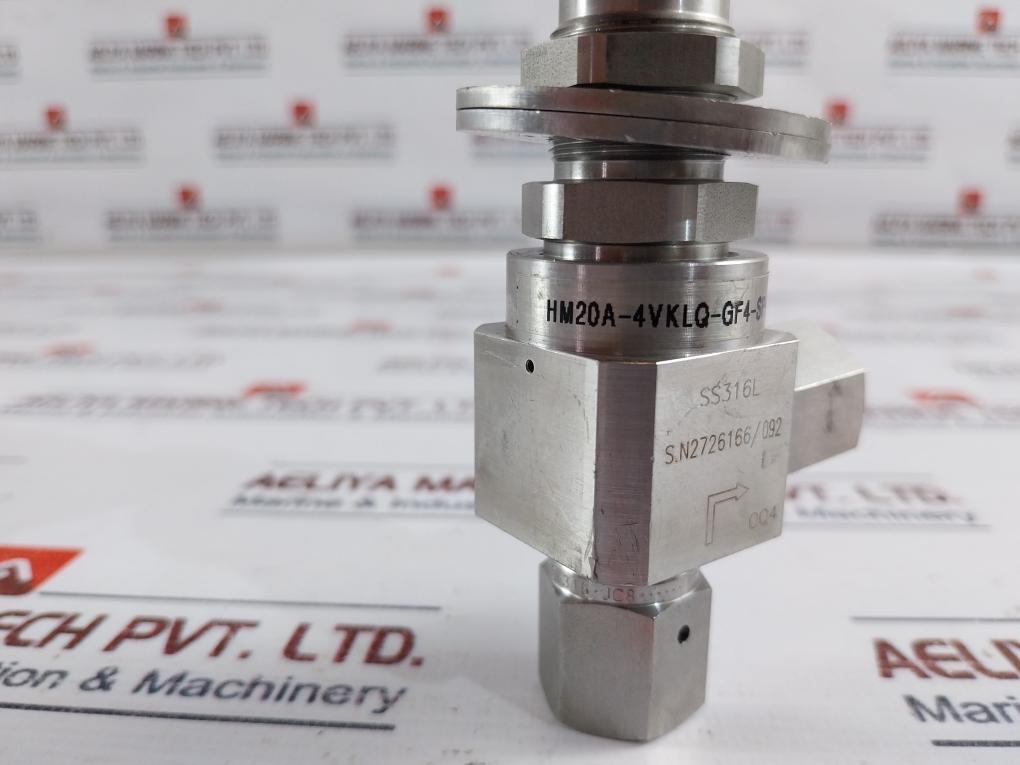 Ham-let Hm20A-4Vklq-gf4-sp-300Psi Pneumatic Diaphragm Valve Htc316 Jc8