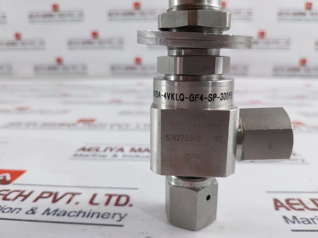 Ham-let Hm20A-4Vklq-gf4-sp-300Psi Pneumatic Diaphragm Valve Htc316 Jc8