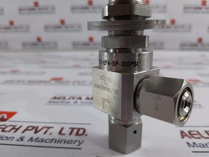 Ham-let Hm20A-4Vklq-gf4-sp-300Psi Pneumatic Diaphragm Valve Htc316 Jc8