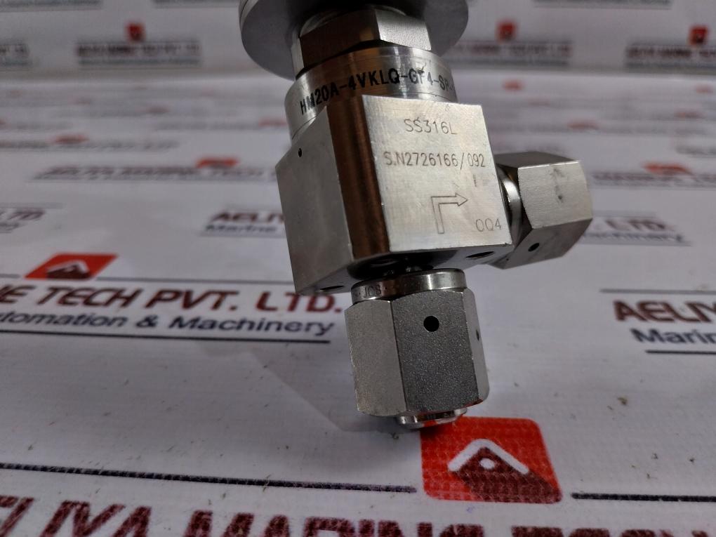 Ham-let Hm20A-4Vklq-gf4-sp-300Psi Pneumatic Diaphragm Valve Htc316 Jc8