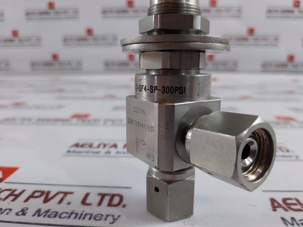 Ham-let Hm20A-4Vklq-gf4-sp-300Psi Pneumatic Diaphragm Valve Ss316L