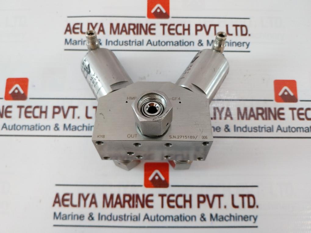 Ham-let Hmb21-4Lklclc-gf4 Dual Head Valve Ham-let 60-90 Psi 0189-n