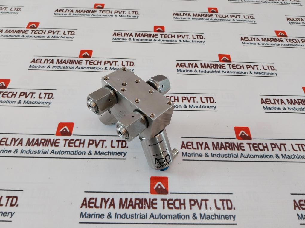 Ham-let Hmb21-4Lklclc-gf4 Dual Head Valve Ham-let 60-90 Psi 0189-n
