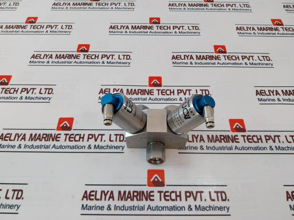 Ham-let Hmb21-4Lklclc-gf4 Dual Head Valve Ham-let 60-90 Psi 0189-n