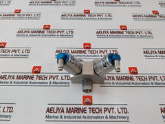 Ham-let Hmb21-4Lklclc-gf4 Dual Head Valve Ham-let 60-90 Psi 0189-n