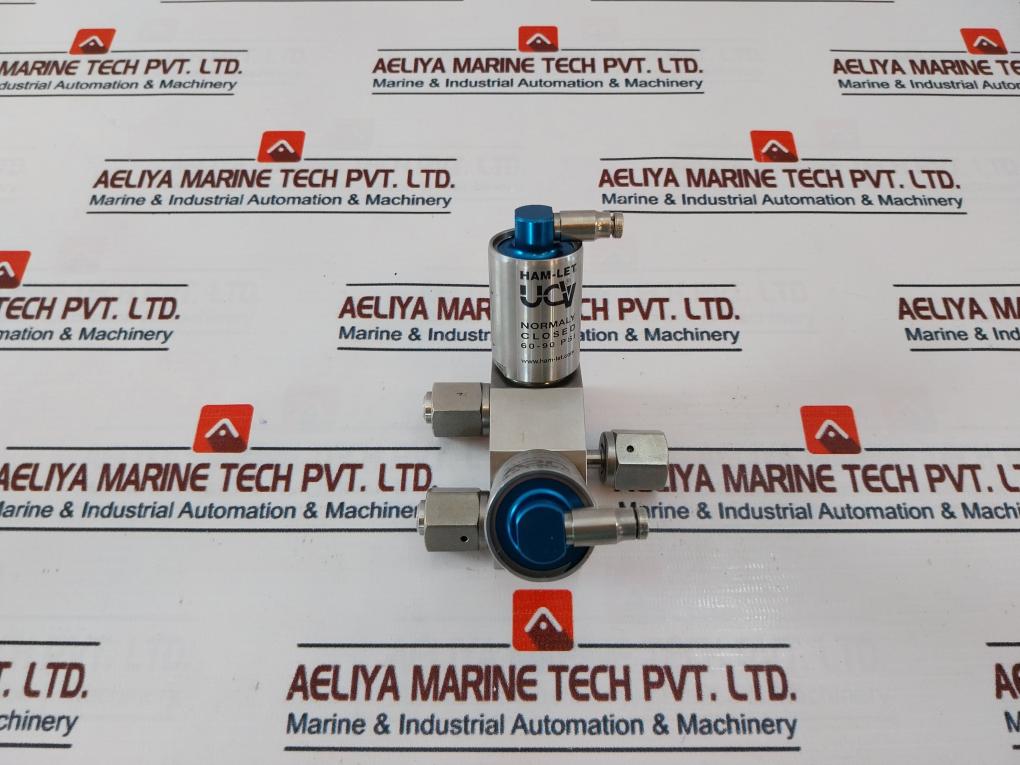 Ham-let Hmb21-4Lklclc-gf4 Dual Head Valve Ham-let 60-90 Psi 0189-n