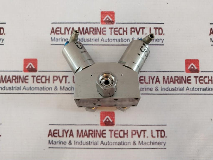 Ham-let Hmb21-4Lklclc-gf4 Dual Head Valve 0189-n
