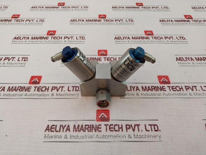 Ham-let Hmb21-4Lklclc-gf4 Dual Head Valve 60-90Psi