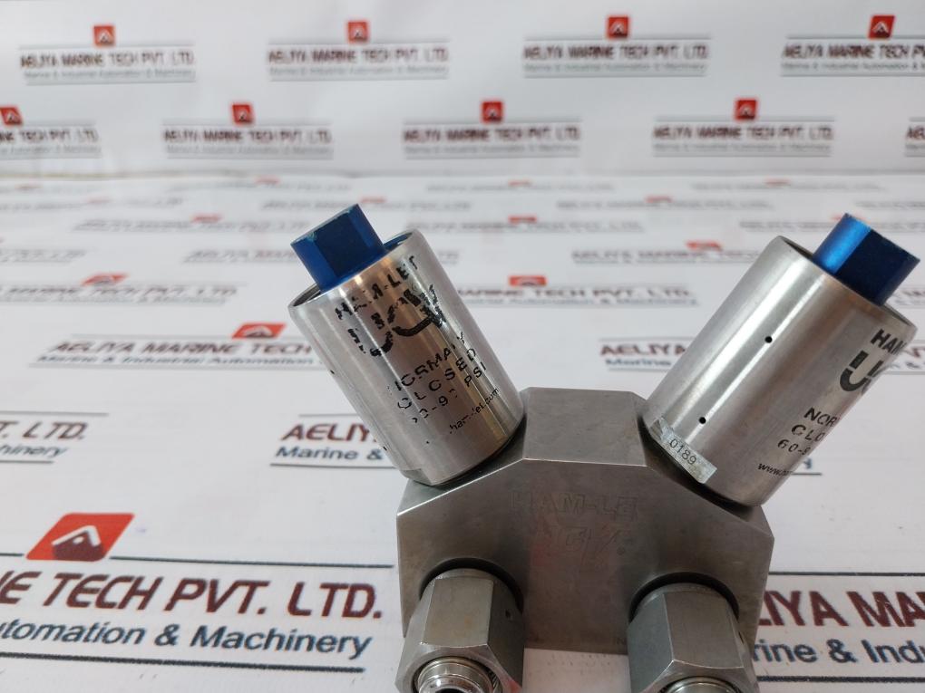 Ham-let Hmb21-4Lklclc-gf4 Normaly Closed Dual Head Valve