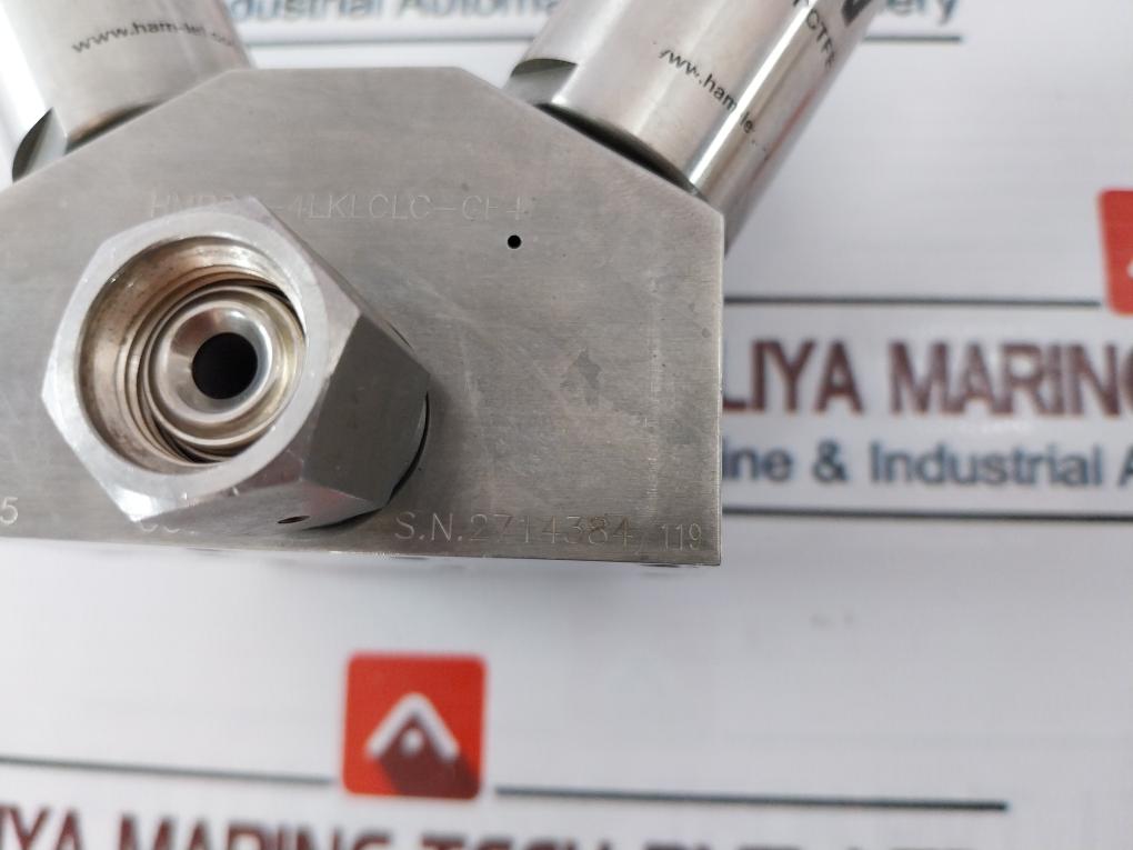 Ham-let Hmb21-4Lklclc-gf4 Normaly Closed Dual Head Valve