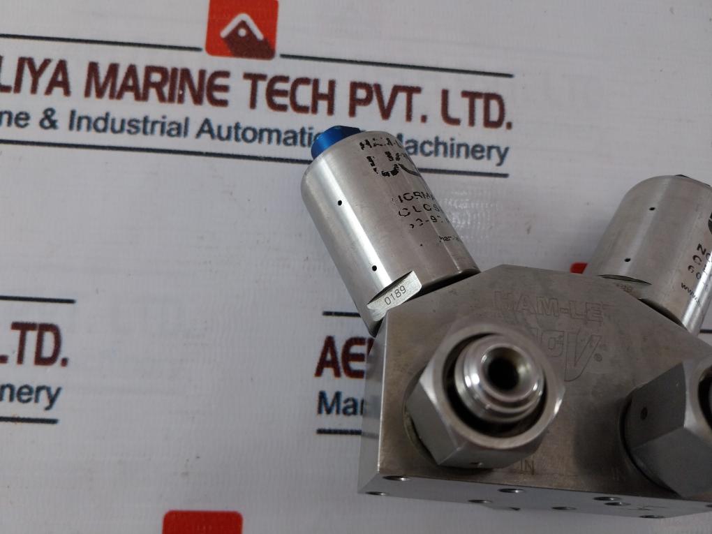 Ham-let Hmb21-4Lklclc-gf4 Normaly Closed Dual Head Valve