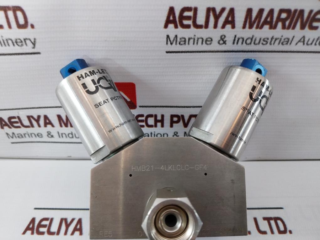 Ham-let Hmb21-4Lklclc-gf4 Normaly Closed Dual Head Valve