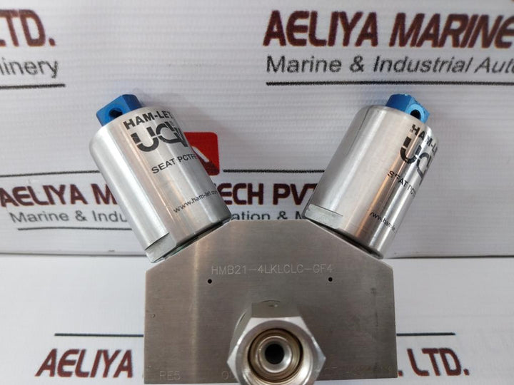 Ham-let Hmb21-4Lklclc-gf4 Normaly Closed Dual Head Valve