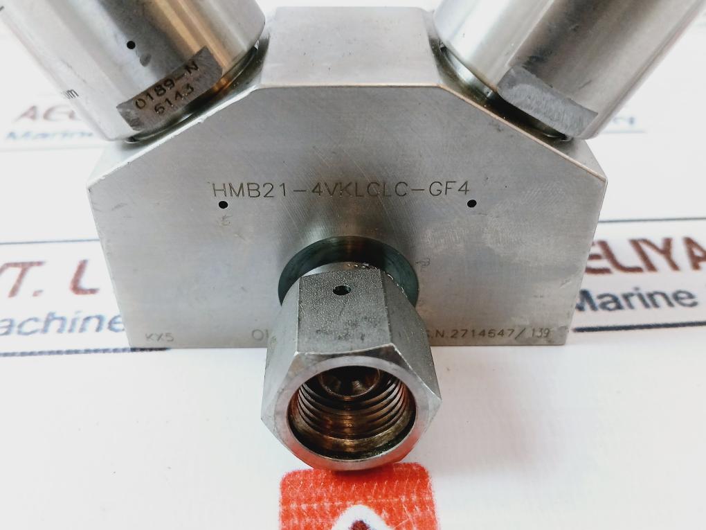 Ham-let Hmb21-4Vklclc-gf4 60-90 Psi Normally Closed Valve