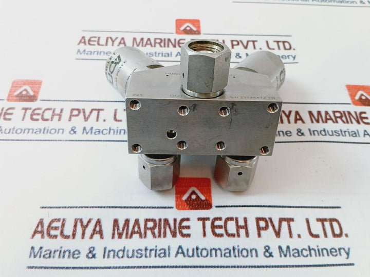 Ham-let Hmb21-4Vklclc-gf4 60-90 Psi Normally Closed Valve