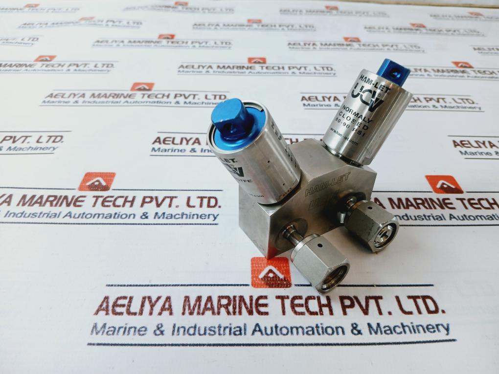 Ham-let Hmb21-4Vklclc-gf4 60-90 Psi Normally Closed Valve