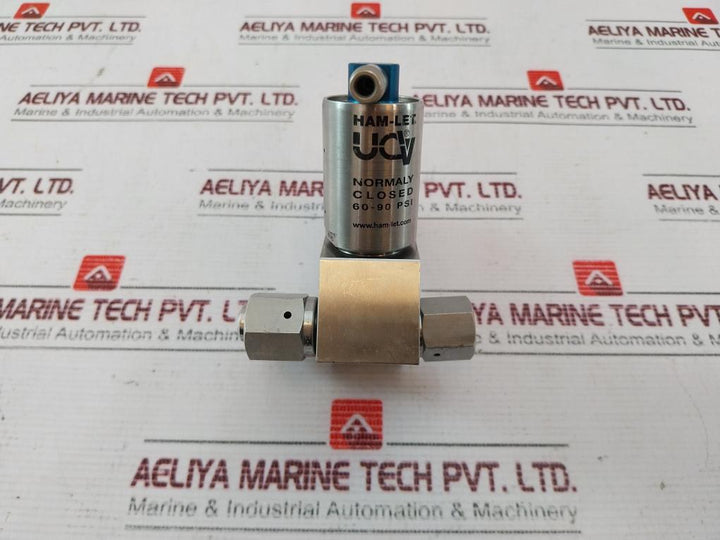 Ham-let Hmb21-4Vklclc-gf4 Normally Closed Valve Htc-316 Jc8 60-90 Psi