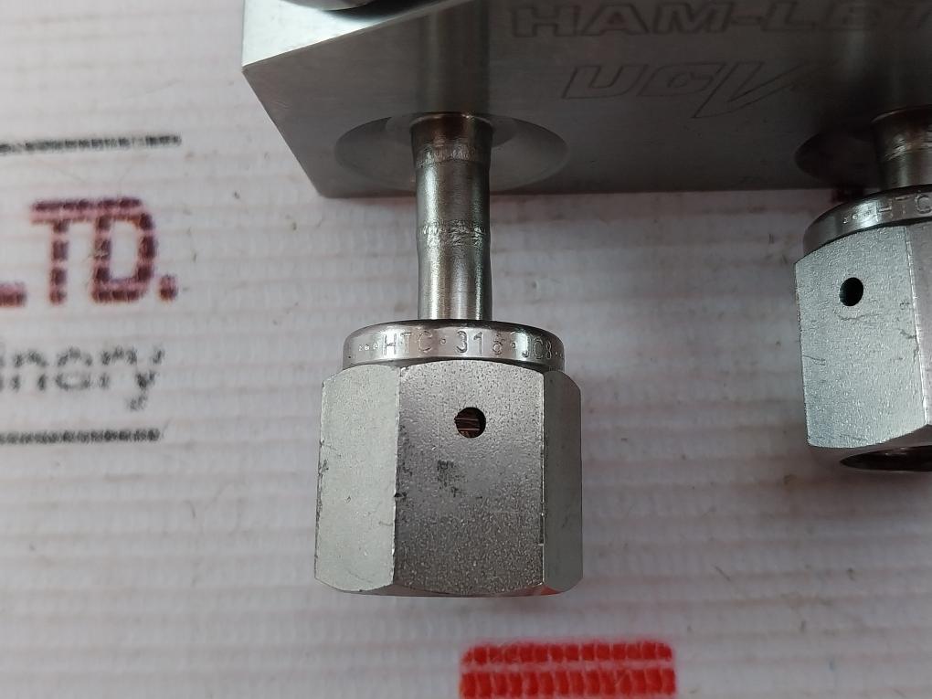 Ham-let Hmb21-4Vklclc-gf4 Normally Closed Valve Htc-316 Jc8 60-90 Psi