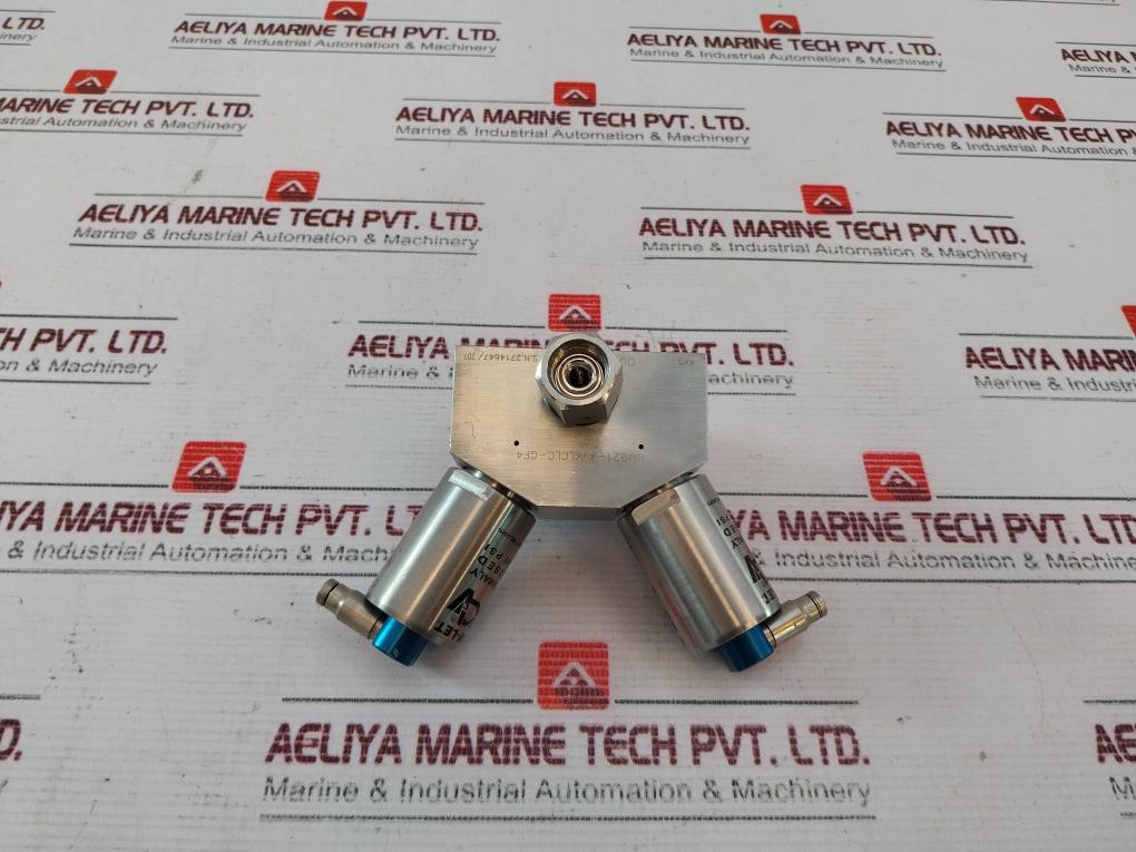 Ham-let Hmb21-4Vklclc-gf4 Normally Closed Valve Htc-316 Jc8 60-90 Psi