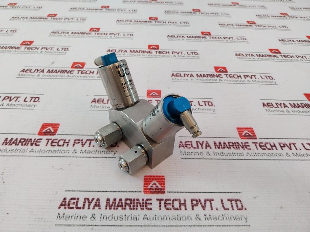 Ham-let Hmb21-4Vklclc-gf4 Normally Closed Valve Htc-316 Jc8 60-90 Psi