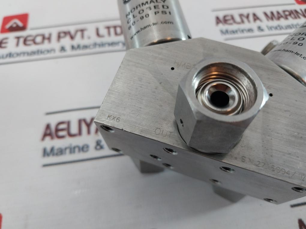 Ham-let Hmb21-4Vklclc-gf4 Normally Closed Valve