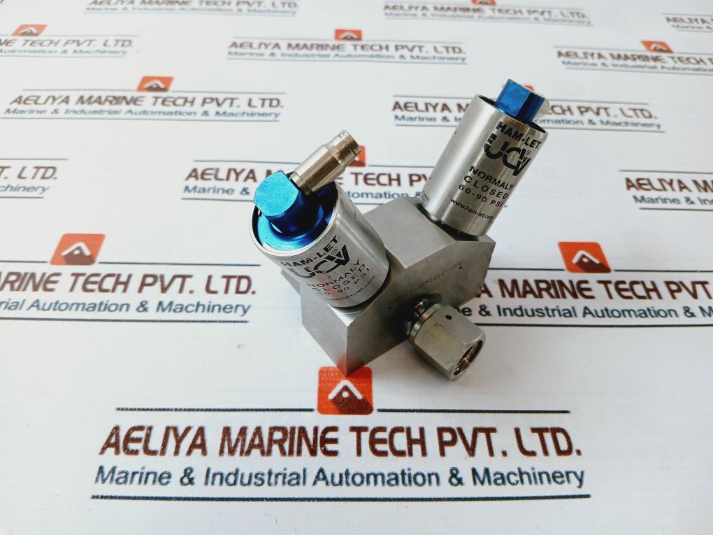 Ham-let Hmb21-4Vklclc-gf4 Normally Closed Valve 60-90 Psi