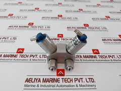 Ham-let Hmb21-4Vklclc-gf4 Dual Head Valve Pressure Range 60-90 Psi