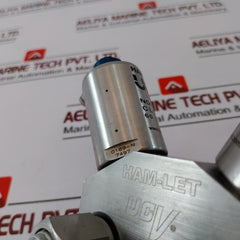 Ham-let Hmb21-4Vklclc-gf4 Dual Head Valve Pressure Range 60-90 Psi