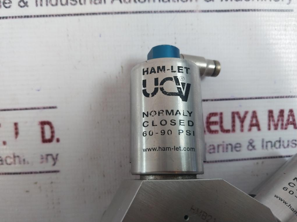 Ham-let Hmb21-4Vklclc-gf4 Valve Seat Pctfe Normally Closed 60-90 Psi