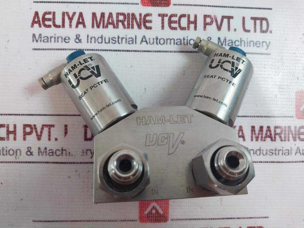 Ham-let Hmb21-4Vklclc-gf4 Valve Seat Pctfe Normally Closed 60-90 Psi