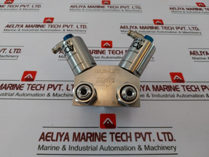 Ham-let Hmb21-4Vklclc-gf4 Valves & Manifold Pressure Range 60-90 Psi