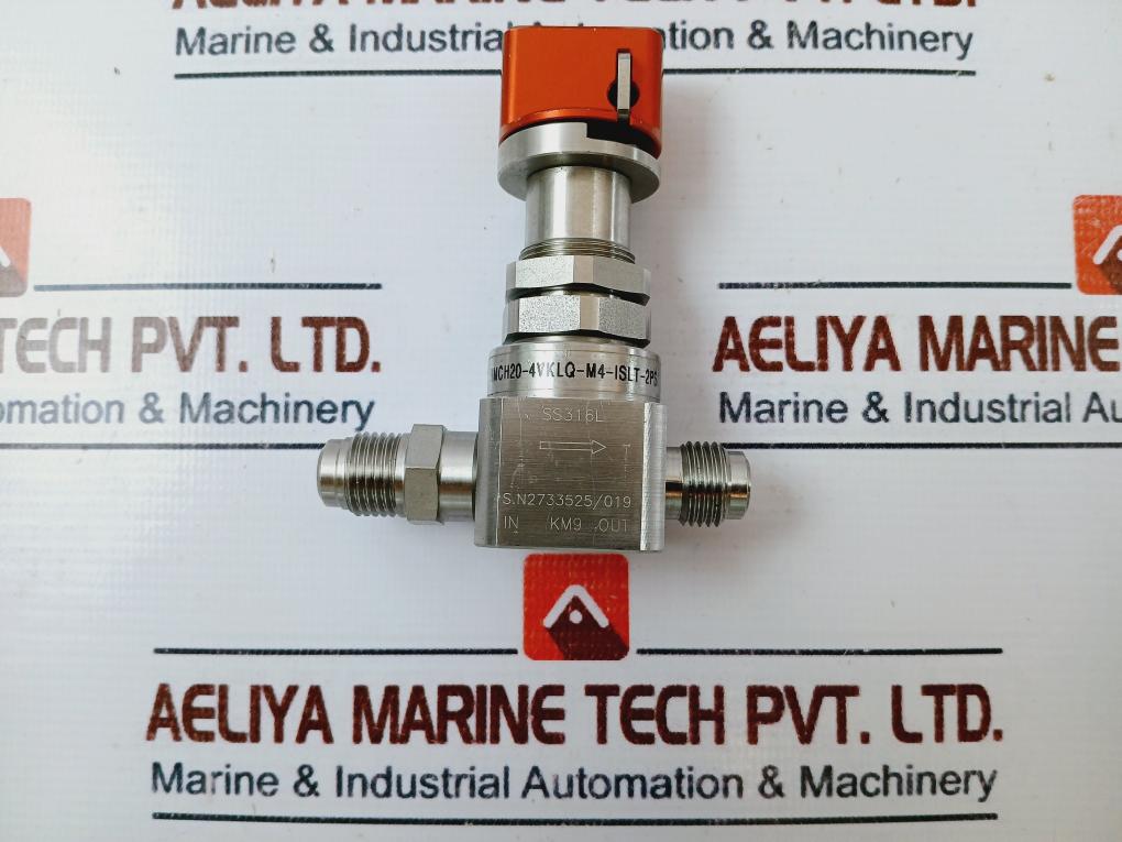 Ham-let Hmch20-4Vklq-m4-islt-2Psi Pneumatic Diaphragm Valve Ss316L