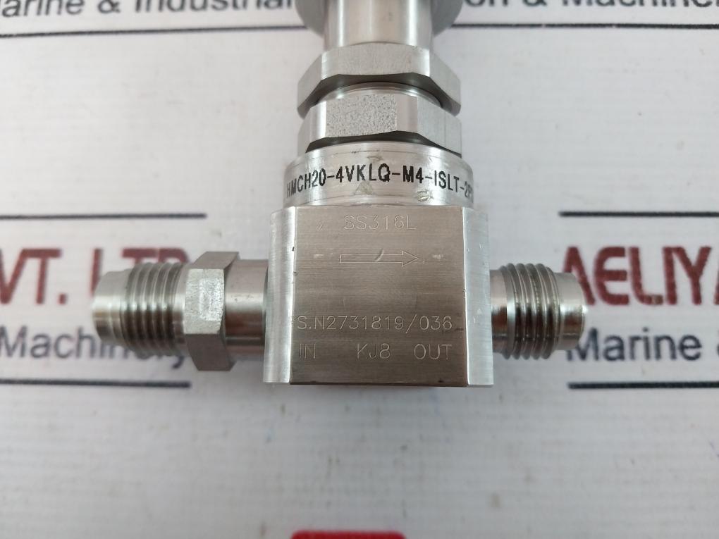 Ham-let Hmch20-4vklq-m4-islt-2psi Diaphragm Valve
