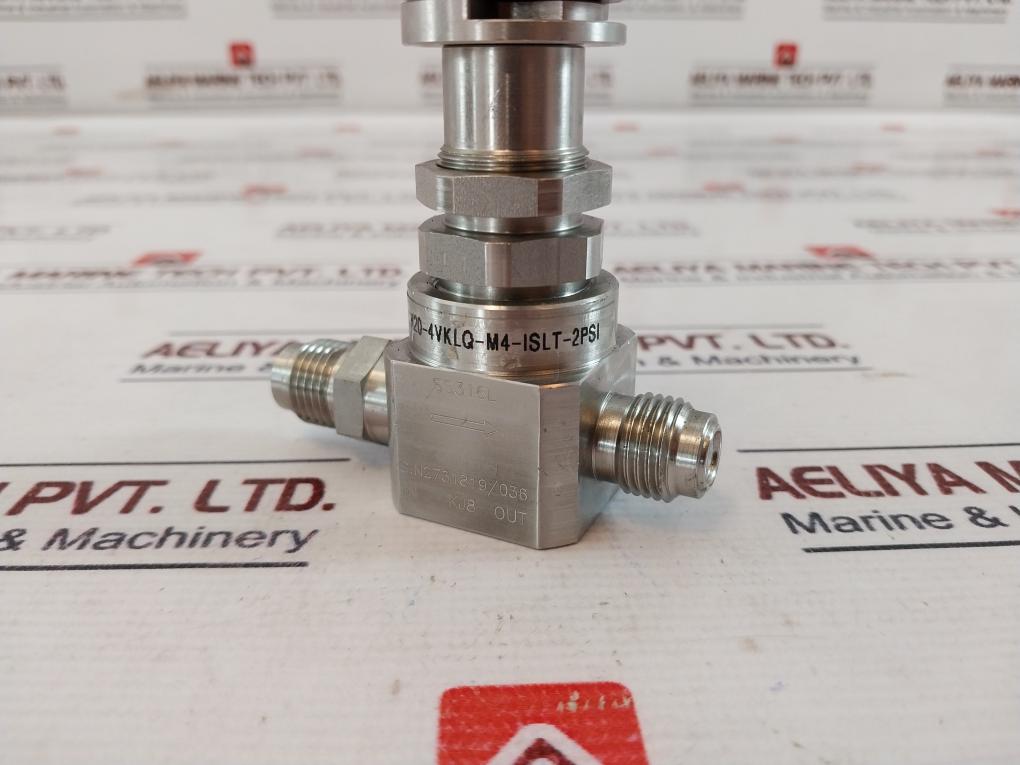 Ham-let Hmch20-4vklq-m4-islt-2psi Diaphragm Valve