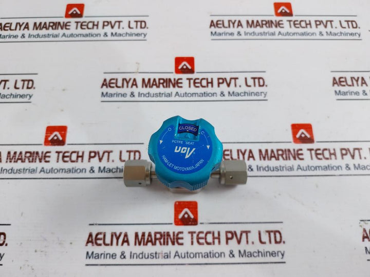 Ham-let/ Motoyama Hp20-4Vkhr-gf4 High Pressure Diaphragm Valve 3060 Psi