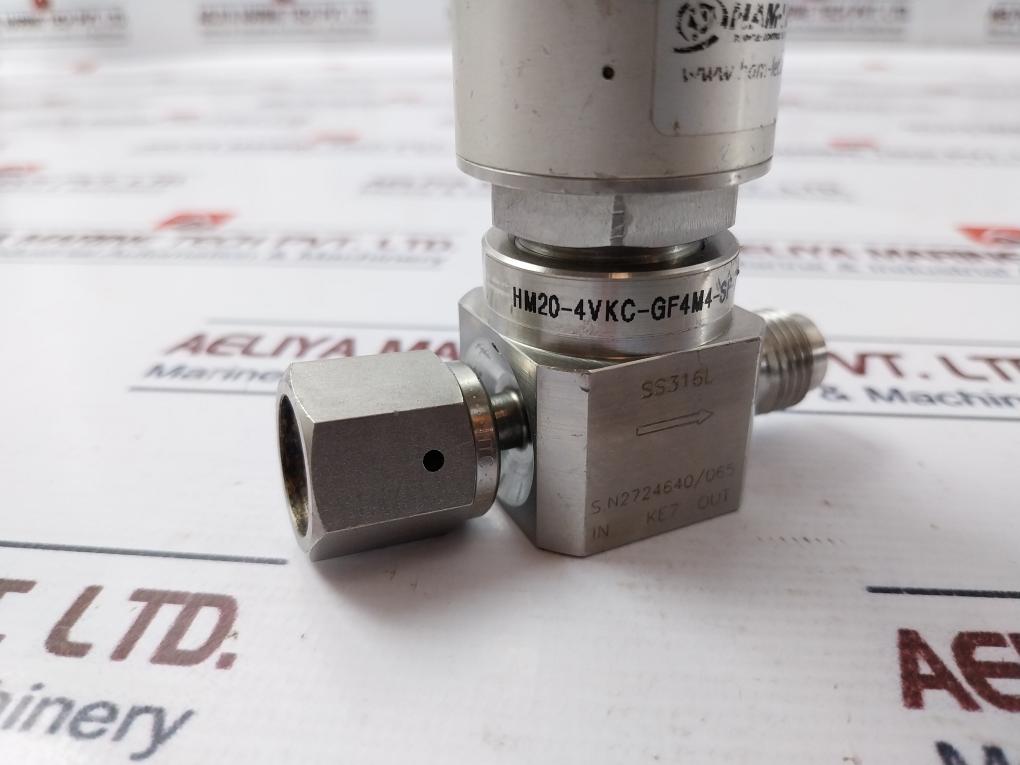 Ham-let Ucv Hm20-4Vkc-gf4M4-sp-300Psi Pneumatic Diaphragm Valve